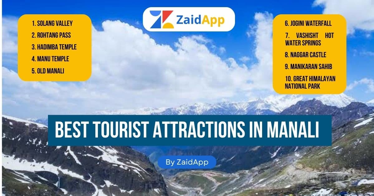 Best Tourist Attractions in Manali Best Tourist Attractions in Manali