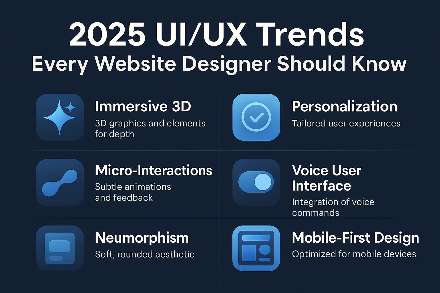Top 2025 UI UX Trends for Website Designers Top 2025 UI UX Trends for Website Designers