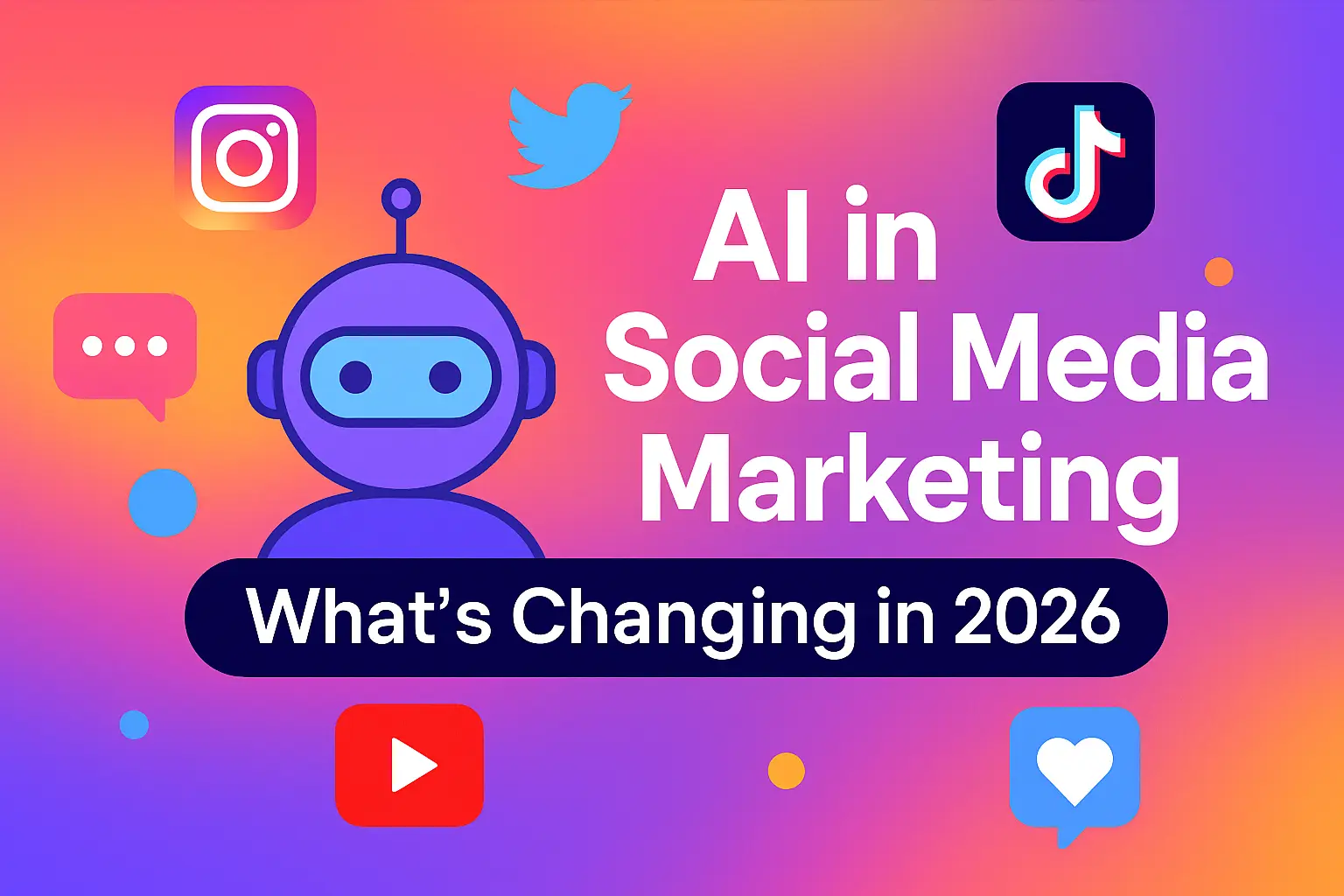 AI in Social Media Marketing: What’s Changing in 2026 AI in Social Media Marketing: What’s Changing in 2026