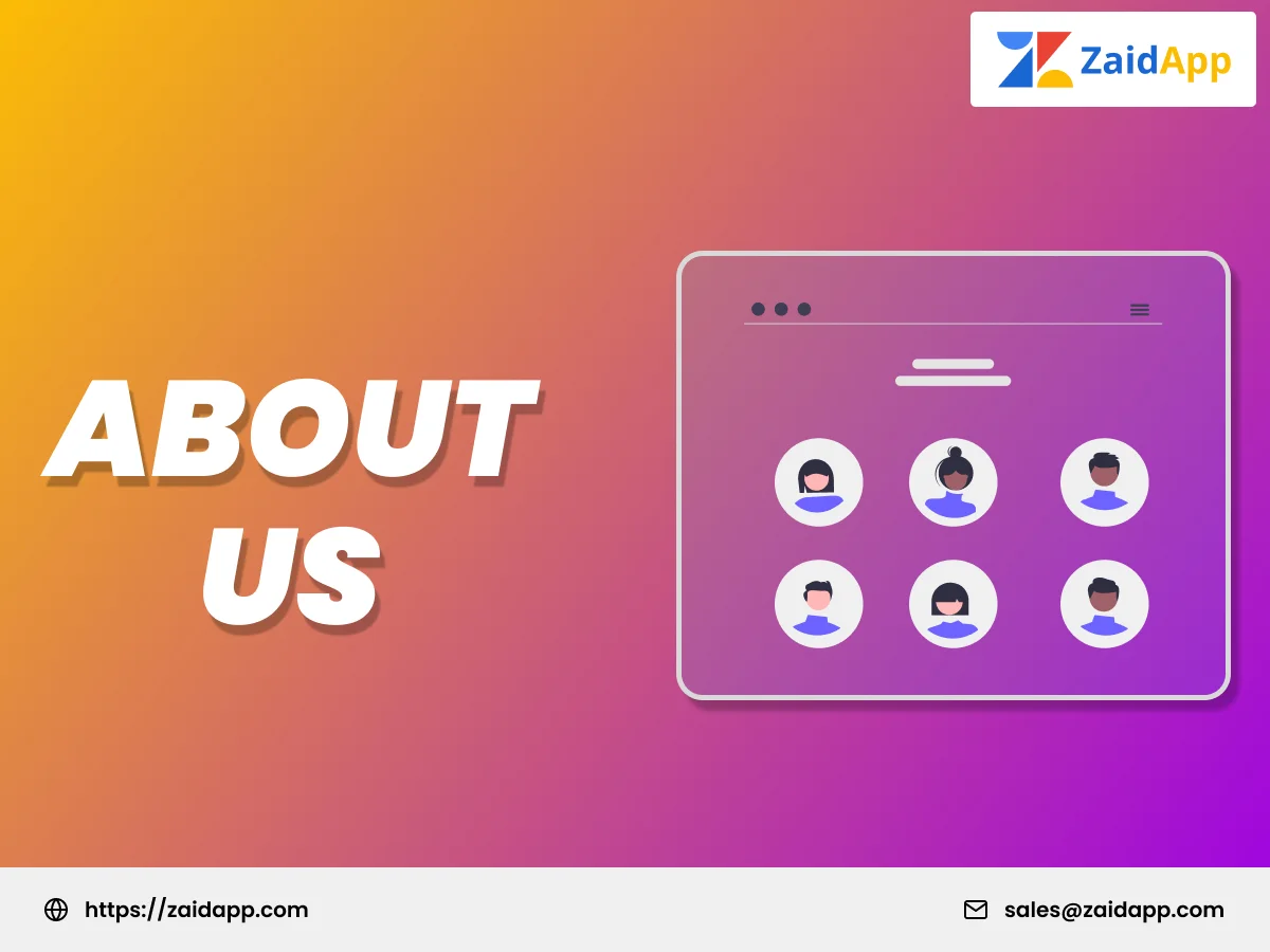 About Us for Zaid App